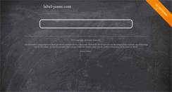 Desktop Screenshot of label-jeans.com